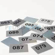 Cijferplaatjes PDC 1 t/m 25