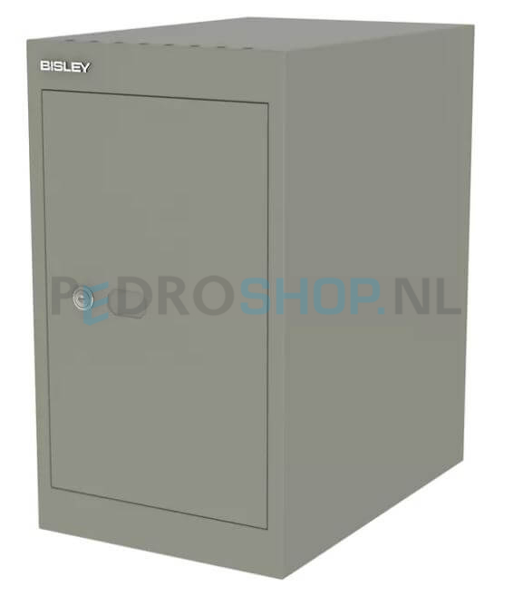 Bisley Basic cube locker, 30,5 cm breed, 45,7 cm diep 1-deurs, betongrijs