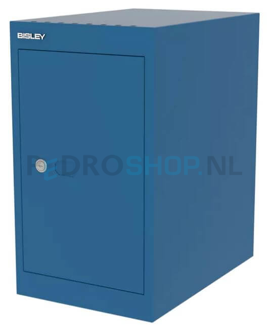 Bisley Basic cube locker, 30,5 cm breed, 45,7 cm diep 1-deurs, azuurblauw