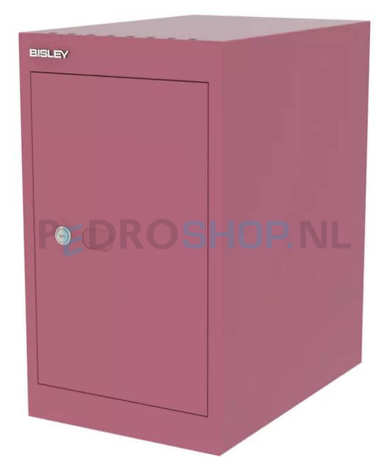 Bisley Basic cube locker, 30,5 cm breed, 45,7 cm diep 1-deurs, roze