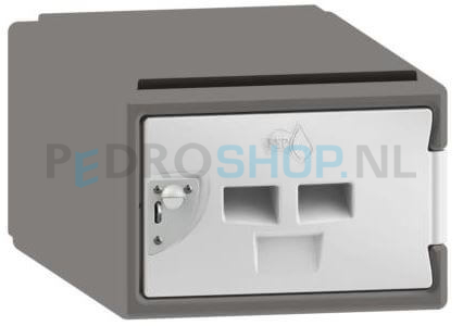 Polyethyleen cube locker FSP, 1-deurs, 25*38*45 cm, wit