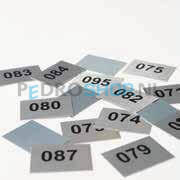 Cijferplaatjes PDC 1 t/m 100