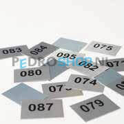 Cijferplaatjes PDC 1 t/m 50