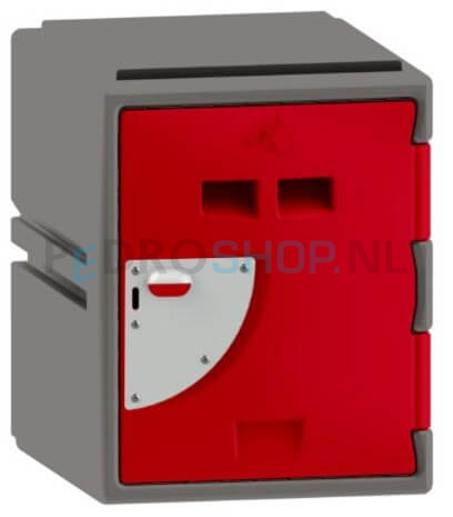 Cube locker FSP, 1-deurs, 46*38*45 cm, rood